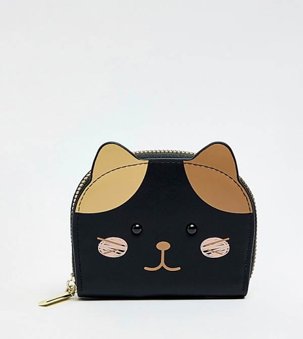 Cat-Shaped Mini Wallet