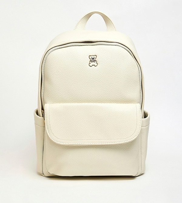 Textured Zip-Around Backpack