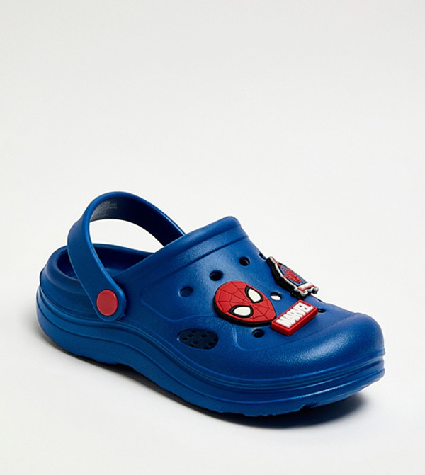 Charm Detail Slingback Clogs