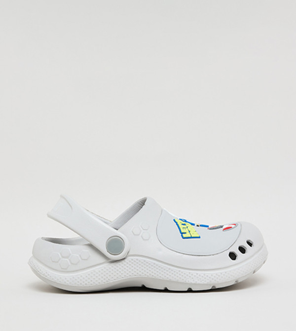Sonic Embossed Slingback Clogs