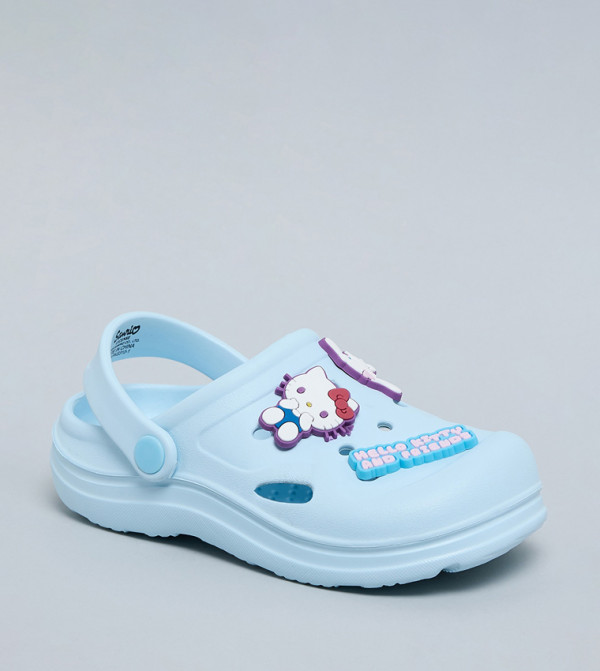 Hello Kitty Charm Detail Slingback Clogs