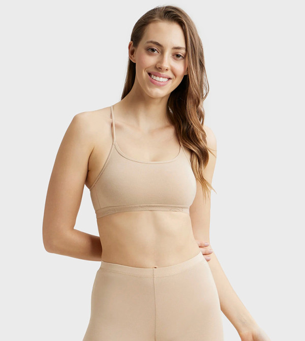 Super Combed Cotton Elastane Stretch Multiway Bralette with Adjustable Straps and StayFresh Treatment