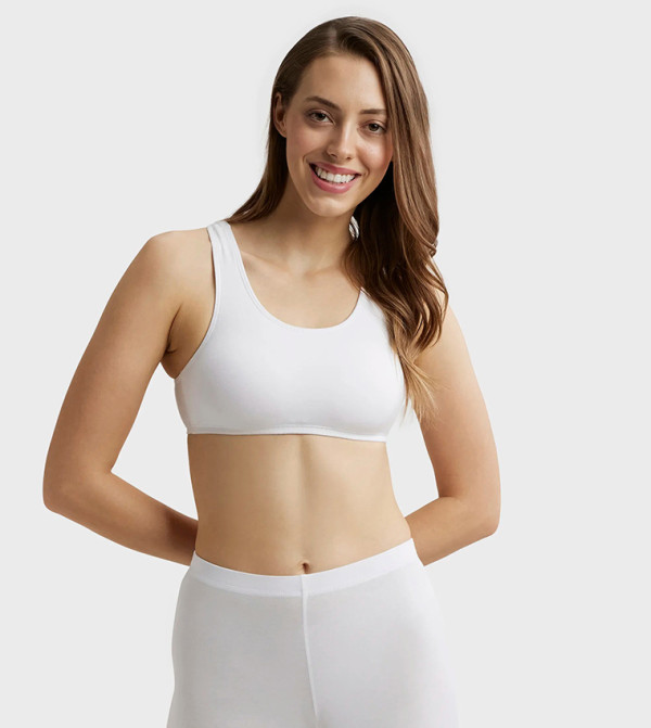 Super Combed Cotton Elastane Stretch Bralette with StayFresh Treatment
