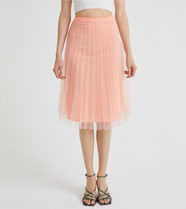 Casual A Line Tulle Skirt