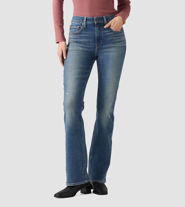 725 Faded High-Rise Bootcut Jeans