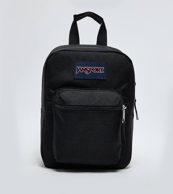 Label Detail Front Pocket Backpack