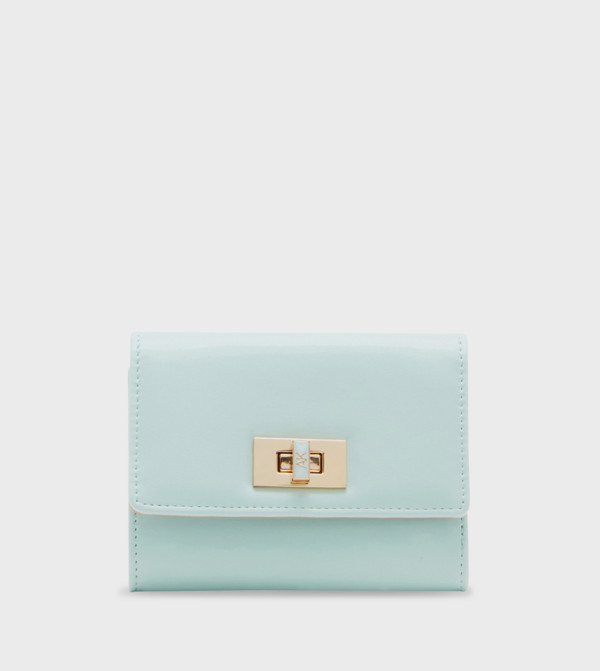 Twist Lock Flap Wallet
