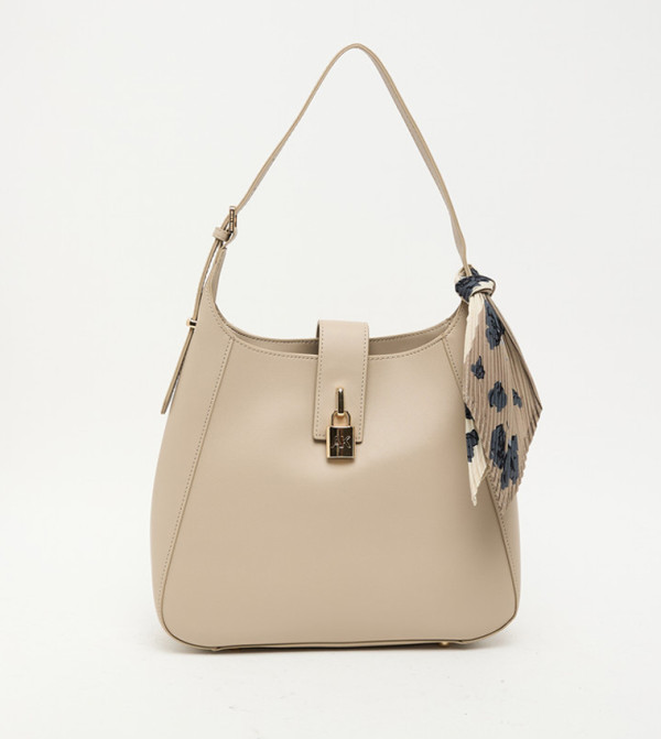 MAREA Scarf Detail Shoulder Bag