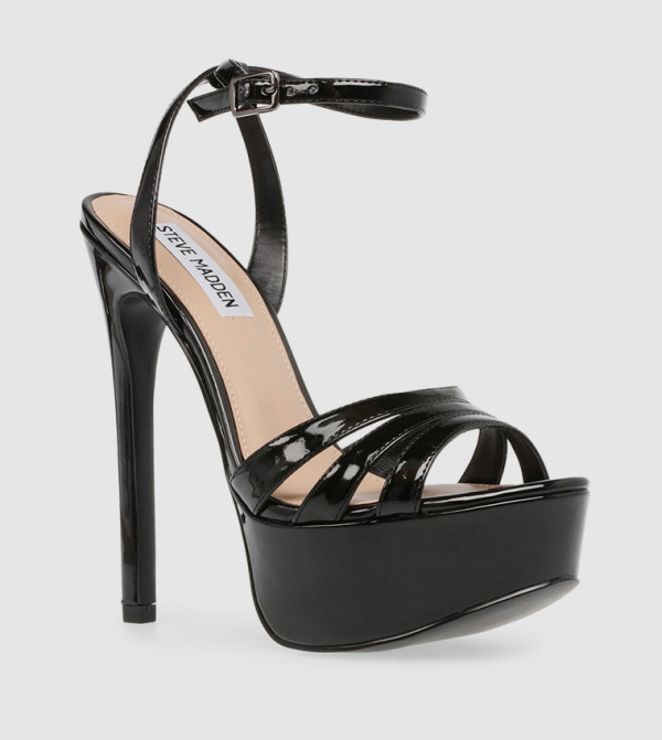 SOLACE Ankle Strap Flatform Heel Sandals