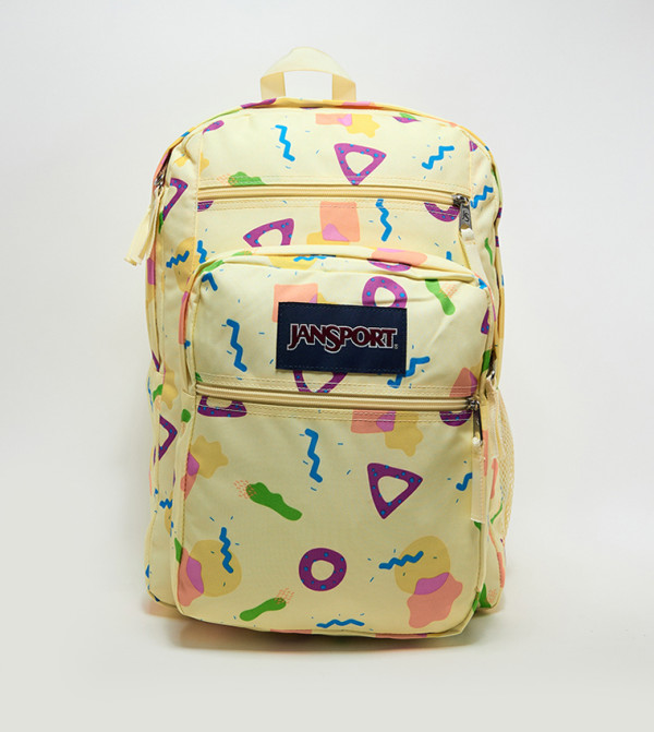 Printed Front Pocket Backpack