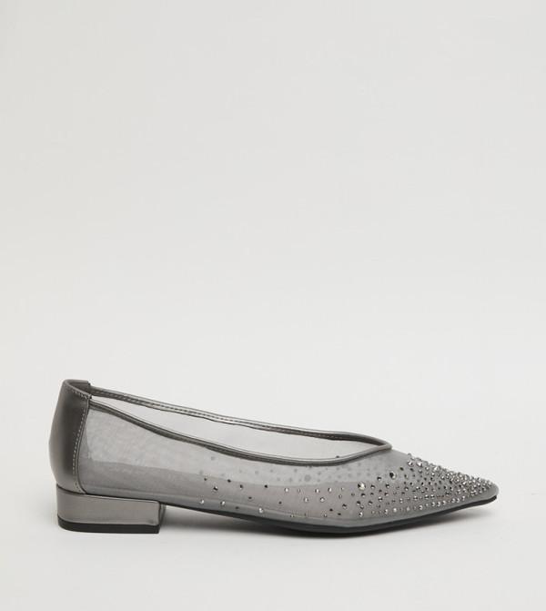 CARL Embellished Low Heel Pumps
