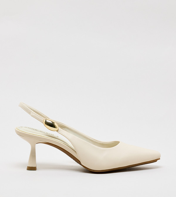 CYNTHIA Pointed Toe Slingback Pumps