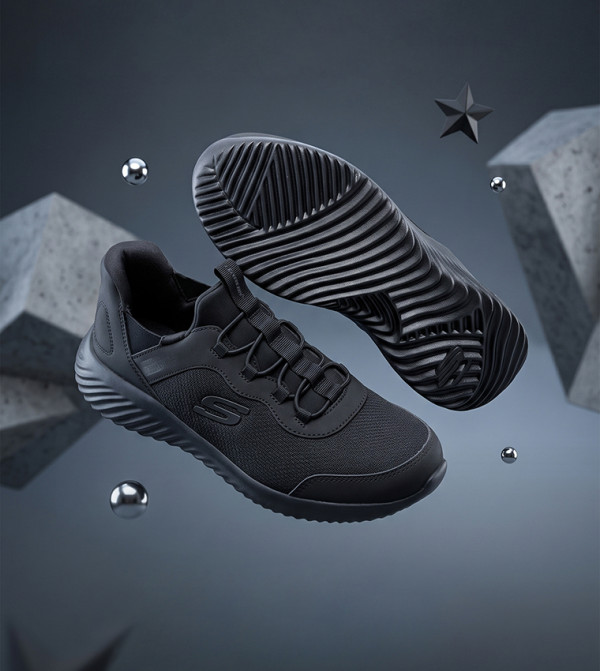 BOUNDER Logo Detail Slip-On Shoes
