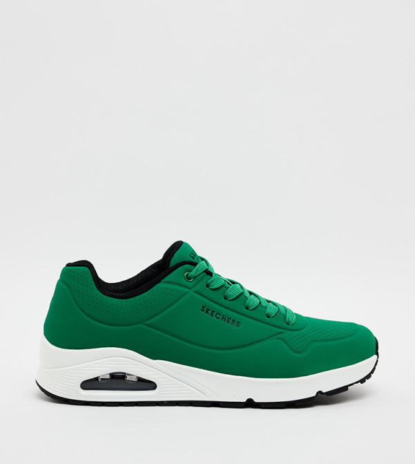 UNO Logo Detail Lace-Up Sneakers
