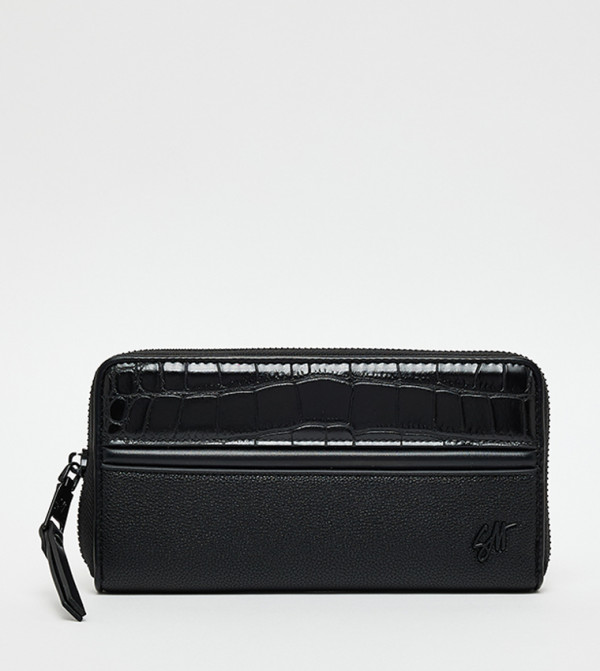 BMONAY Textured Long Wallet