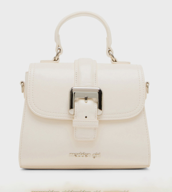 AJADEC Logo Detail Flap Top-Handle Bag