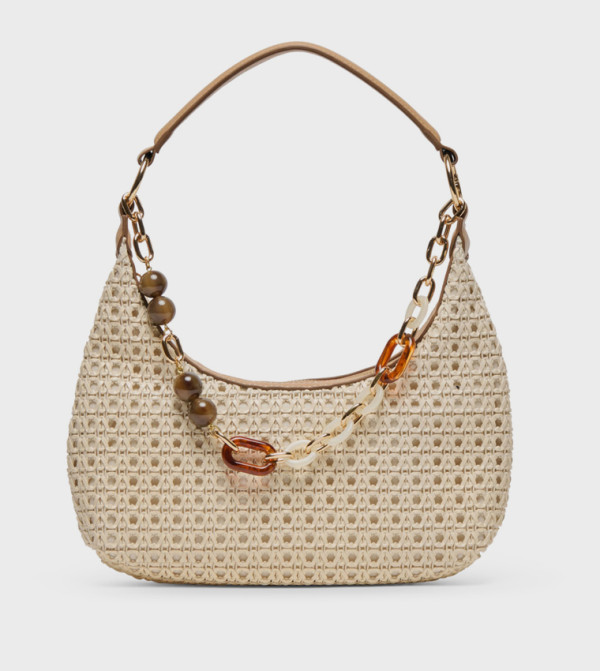 POPPIE Textured Shoulder Bag