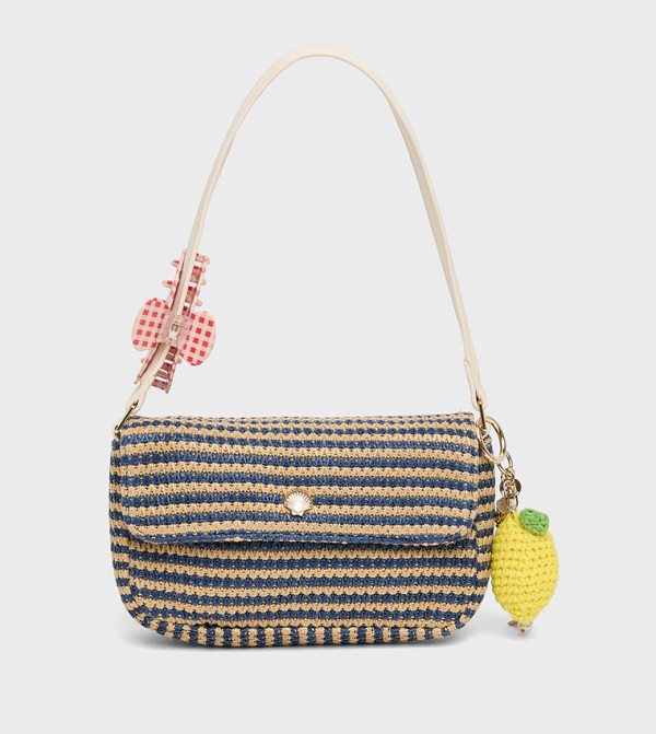 Striped Shoulder Bag
