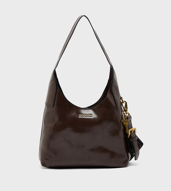 BBERYL Logo Detail Hobo Bag