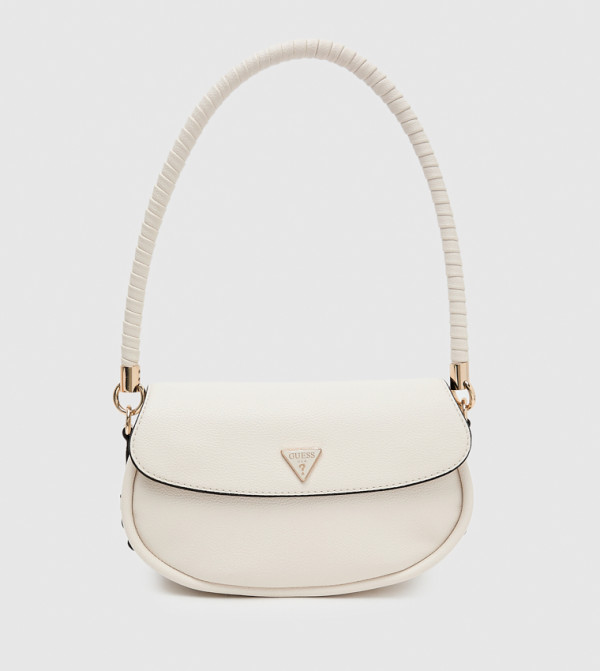 DANYA Logo Detail Flap Shoulder Bag