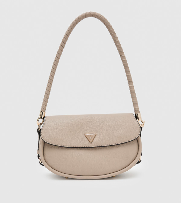 DANYA Logo Detail Flap Shoulder Bag
