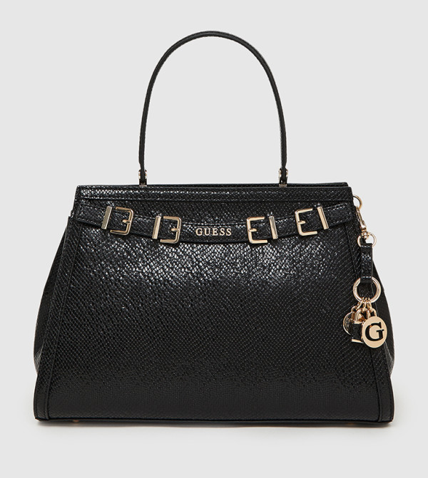 DOVIE Textured Buckle Satchel Bag