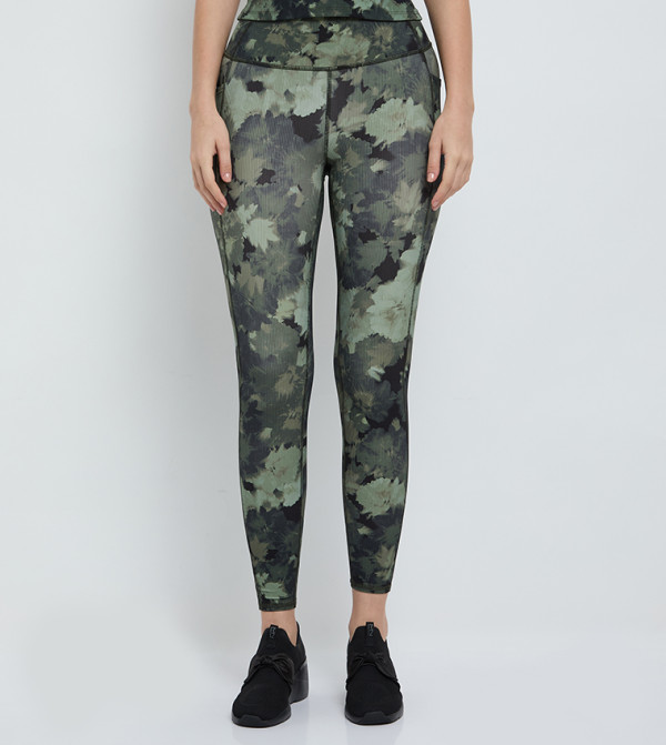 GO FLEX RIB Camouflage High Waist Leggings