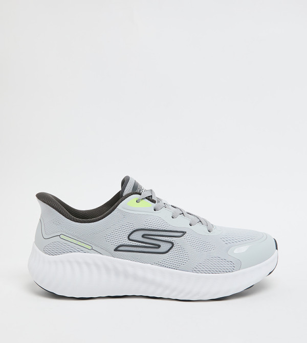 GO RUN NOW Logo Detail Lace-Up Shoes