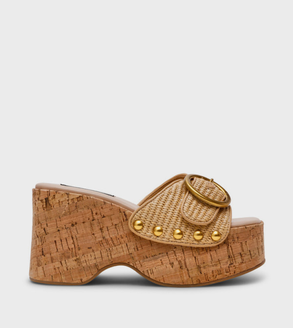 PEDESTAL Buckle Detail Platform Sandals