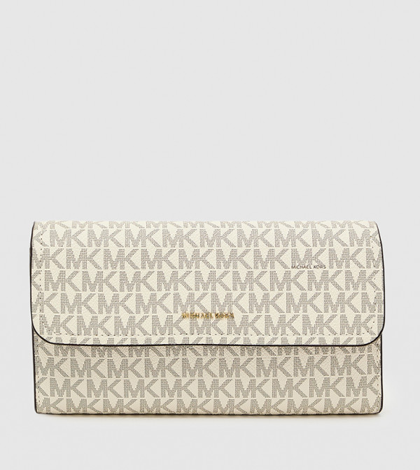 Monogram Patterned Flap Crossbody Bag