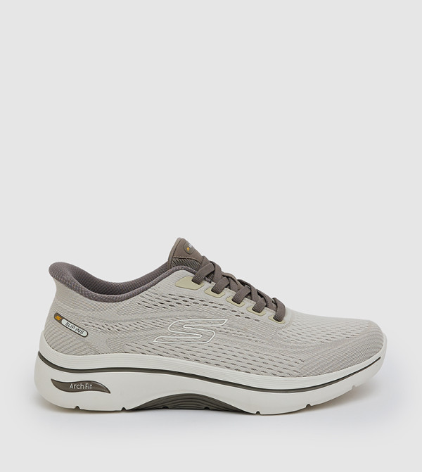 GO WALK ARCH FIT 2.0 Knitted Lace-Up Shoes