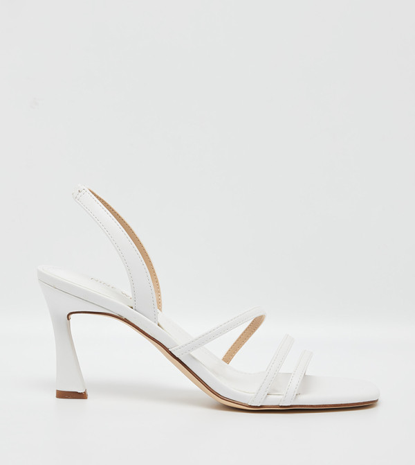 NELEN Strappy Structured Heel Sandals