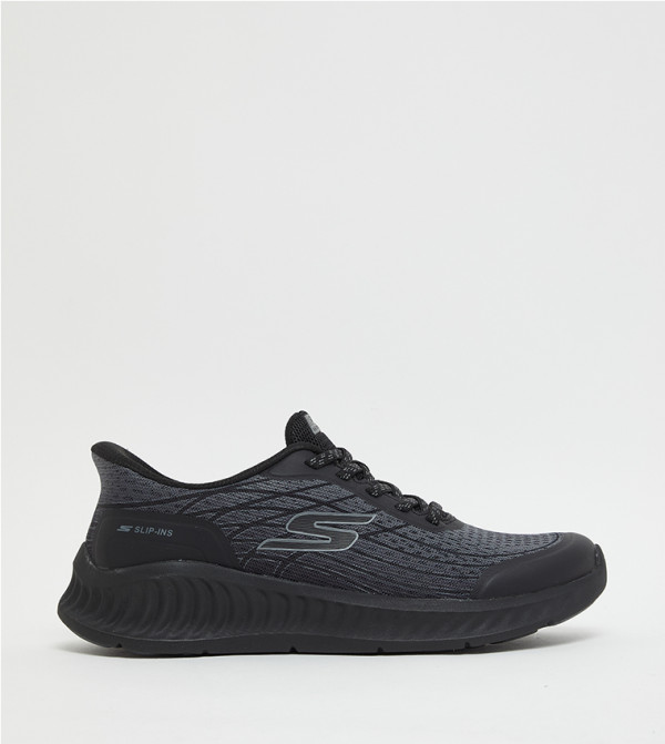 GO WALK NOW Logo Detail Slip-On Shoes