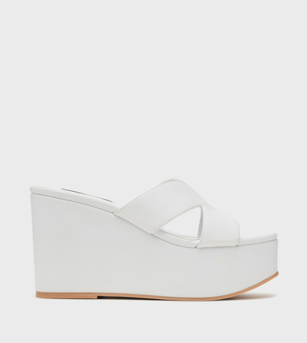 JUSTICE2.0 Solid Open Toe Wedge Sandals