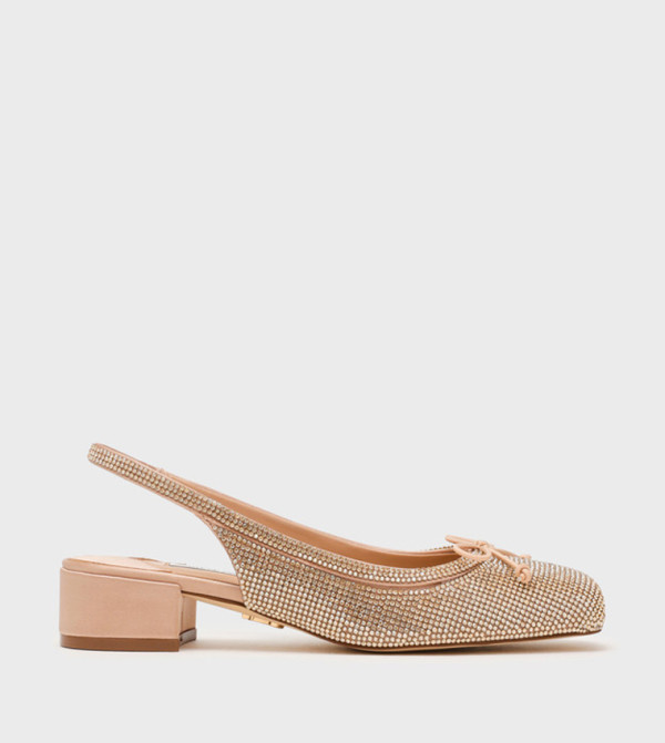 LOVED-R Embellished Slingback Pumps