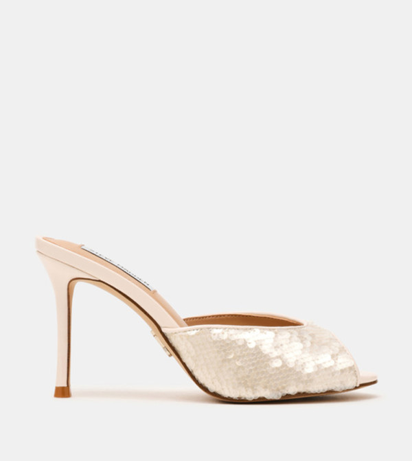 ROLLOUT-SEQ Embellished Open Toe Heeled Sandals
