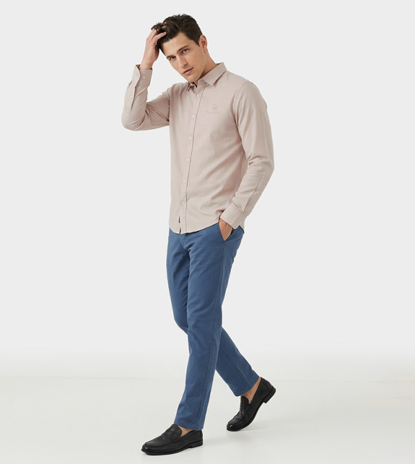 Logo Detail Long Sleeves Shirt