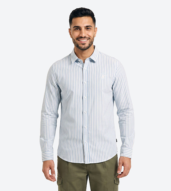 CANOPY Striped Long Sleeves Shirt