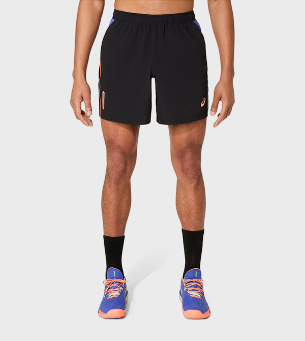 PADEL COURT Logo Printed 7" Active Shorts