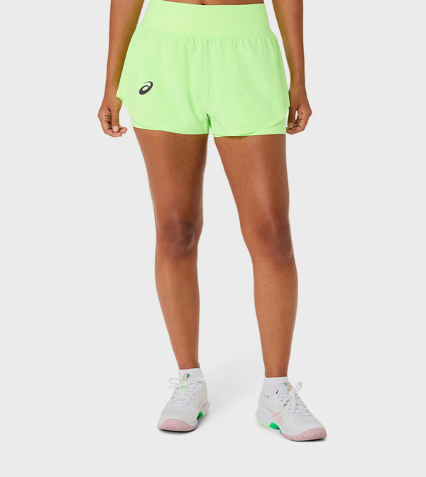 MATCH Laser-Cut Layered Active Shorts