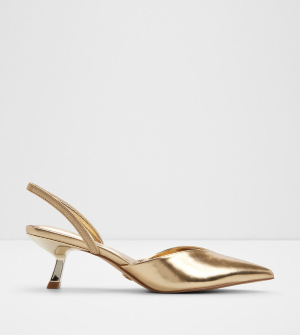 CALRESA Metallic Slingback Pumps