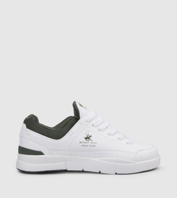 Logo Detail Lace Up Sneakers