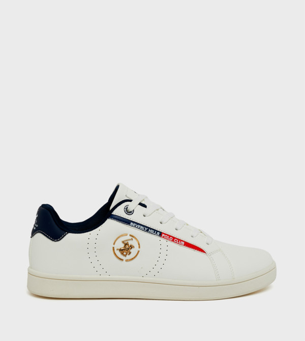 Logo Detail Lace-Up Sneakers