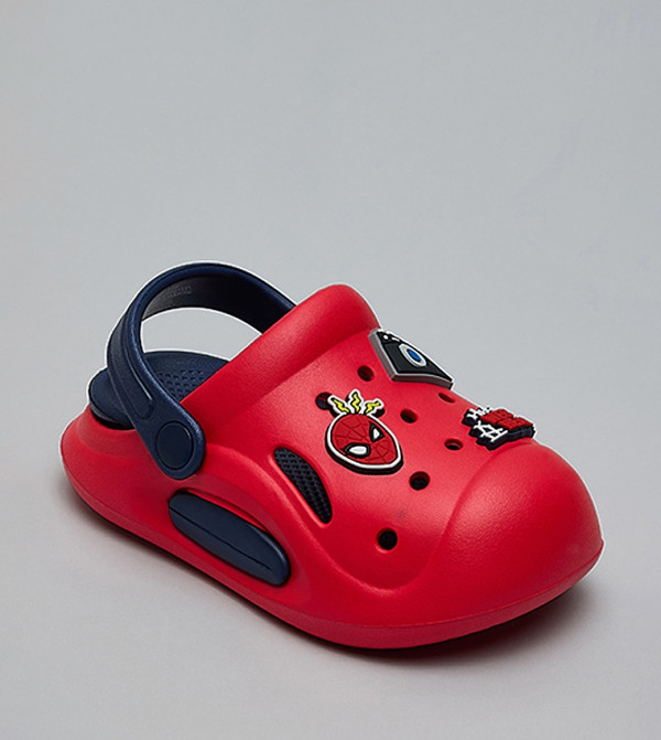 Charm Detail Slingback Clogs
