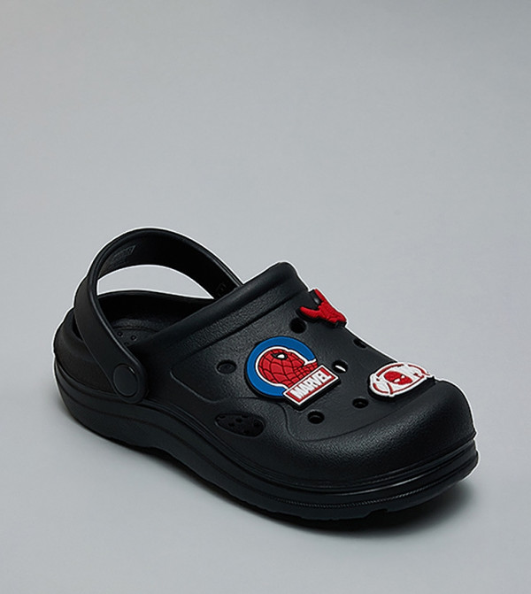 Charm Detail Slingback Clogs