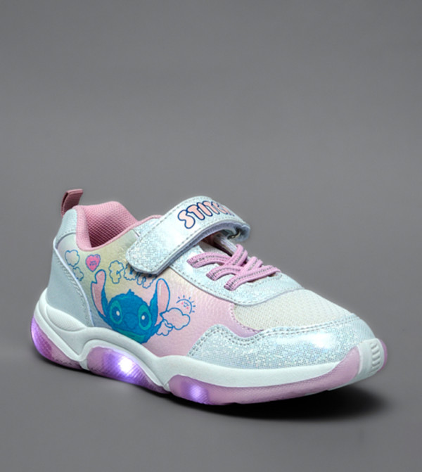 Stitch Print Velcro Sneakers