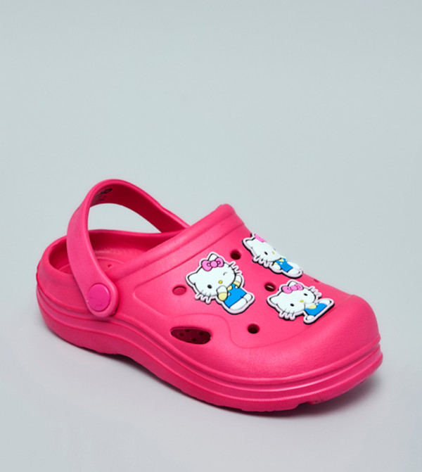 Hello Kitty Charm Slingback Clogs