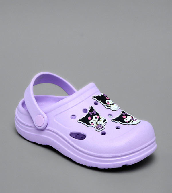 Kuromi Charm Slingback Clogs