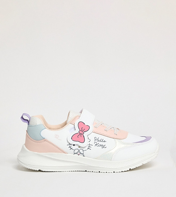Hello Kitty Print Velcro Shoes