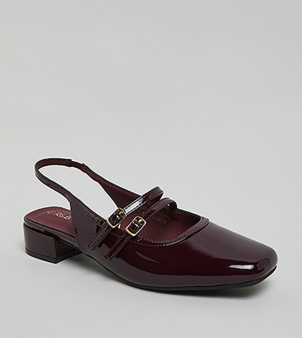 Glossy Mary Jane Pumps